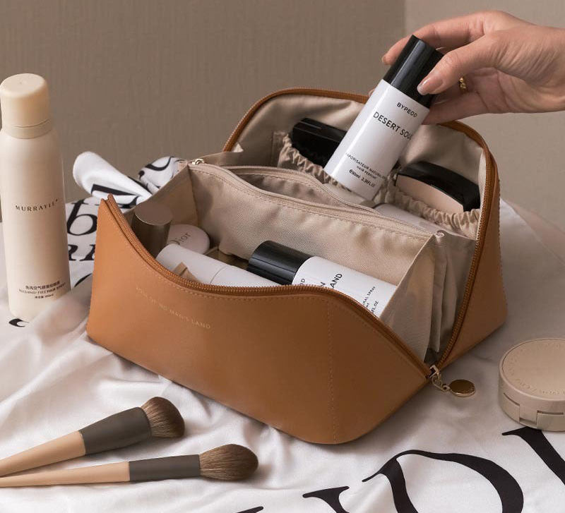 Bolsa Luxo MakeUps para Organizar e Carregar Produtos de Beleza e Cosméticos